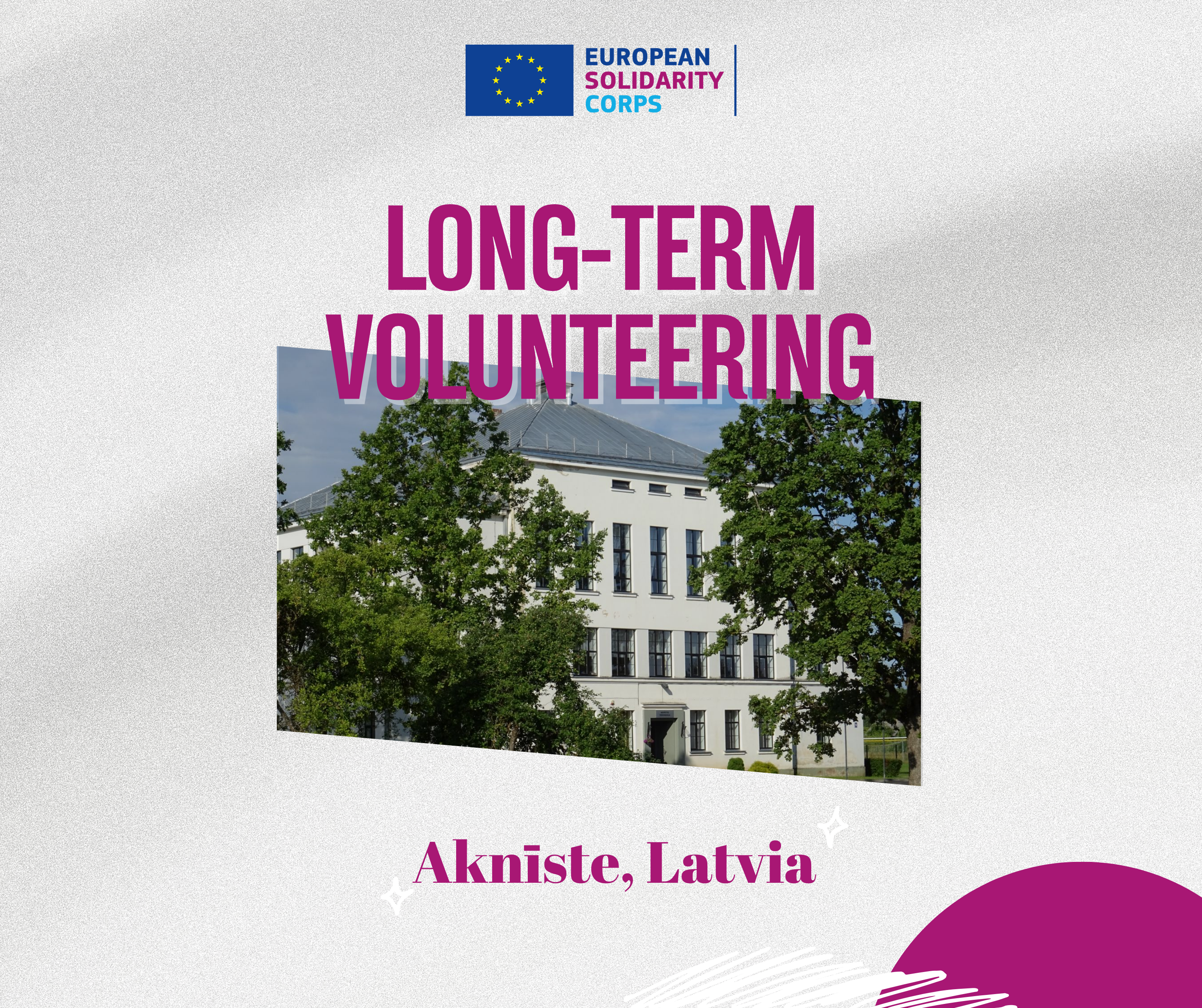 Long-term volunteering project in Latvia